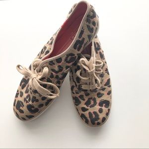 Keds Leopard Print Sneakers Sz 7.5